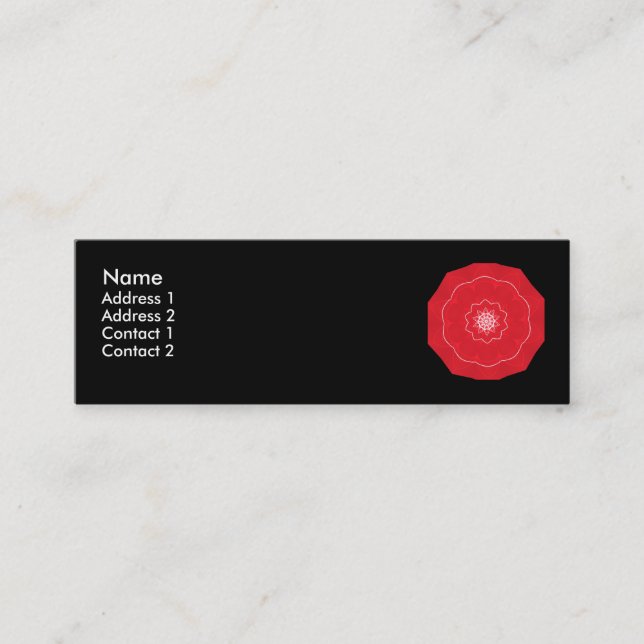 oriental touch mini business card (Front)