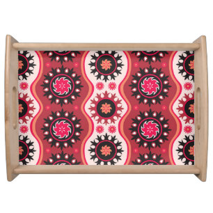 Oriental Traditional: Seamless Ornament Design. Serving Tray