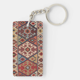 Oriental  Turkish Carpet Keychain
