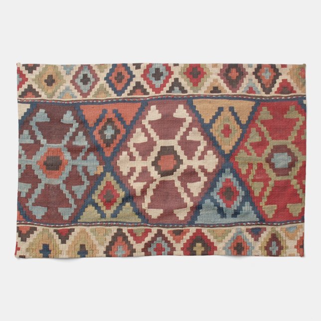 Oriental Turkish Carpet Kitchen Towel (Horizontal)