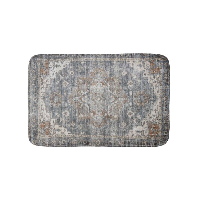 Oriental Turkish Persian Carpet Bath Mat (Front)