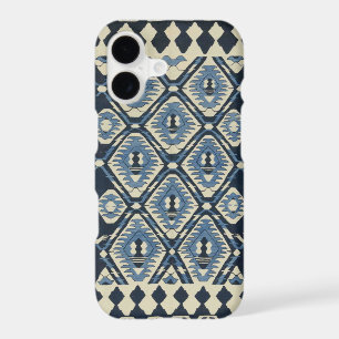 Oriental Turkish Persian Carpet Blue iPhone 17 Case
