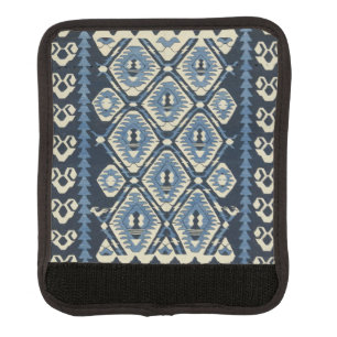 Oriental Turkish Persian Carpet Blue Luggage Handle Wrap