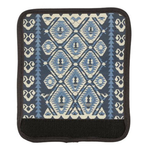 Oriental Turkish Persian Carpet Blue Luggage Handle Wrap