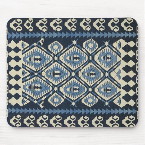 Oriental Turkish Persian Carpet Blue Mouse Pad