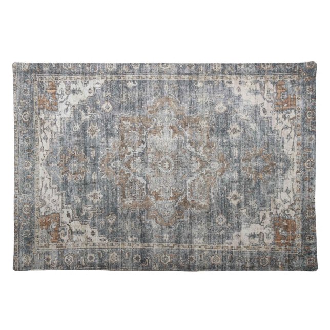 Oriental Turkish Persian Carpet Cloth Placemat (Front)
