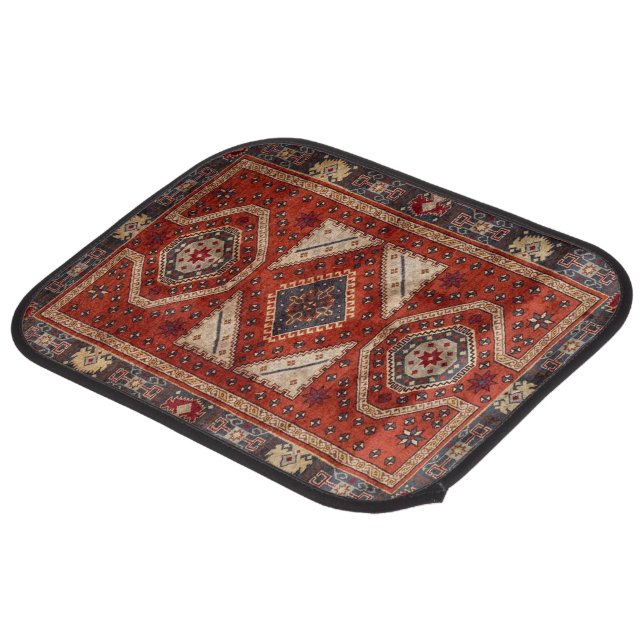 Oriental Turkish Persian Carpet Red Car Floor Mat | Zazzle