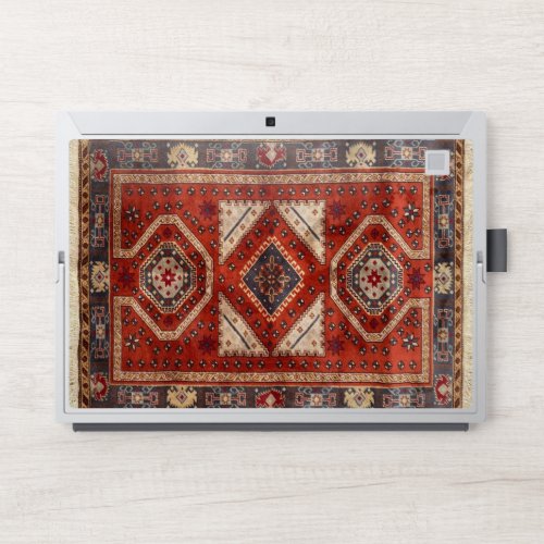 Oriental Turkish Persian Carpet Red HP Laptop Skin