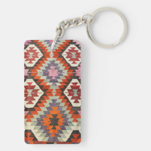 Oriental Turkish Persian Kilim Carpet Keychain
