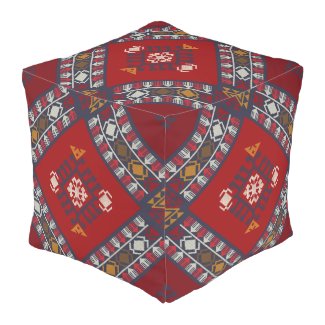 Oriental Vintage Deep Red Turkish Kilim Rugs