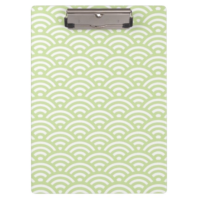 Oriental wave background clipboard (Front)