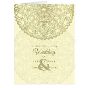 Oriental Wedding - Greeting Card