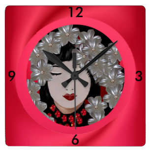 Oriental Wall Clocks | Zazzle