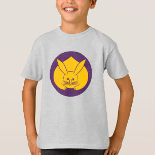 Oriental Yellow Purple Japan Rabbit Mon Art T-Shirt