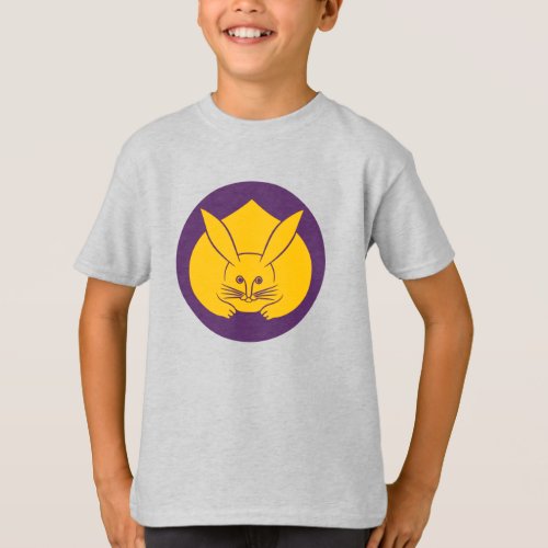 Oriental Yellow Purple Japan Rabbit Mon Art T_Shirt