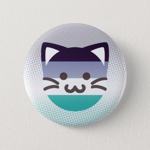 oriented aroace pride cat button