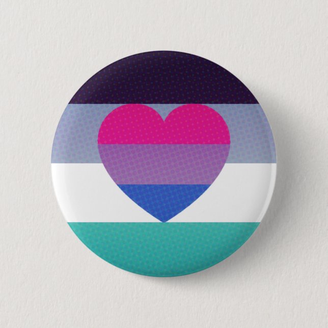 oriented bi aroace pride button (Front)