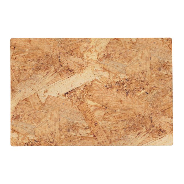 oriented strand board - OSB seamless pattern Placemat (Front)