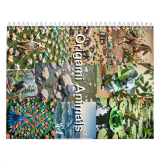 Origami Animals 2026 Calendar