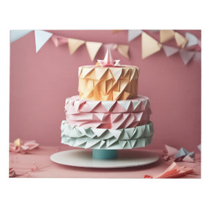 Origami Art - Sweetness for Your Celebration Notepad