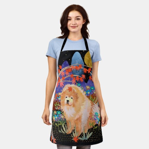 ORIGAMI AUTUMN Chow groomingchef apron