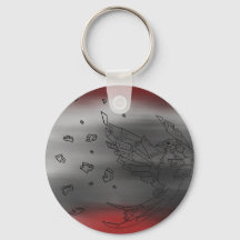 Origami Bird Explosion Keychain