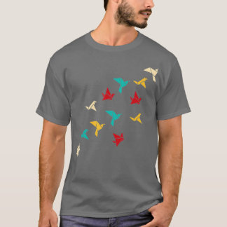 Origami Birds Origami Papercraft Japanese Patterns T-Shirt