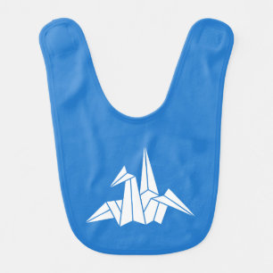 Origami crane bib