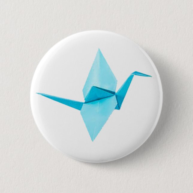 Origami Crane Button (Front)