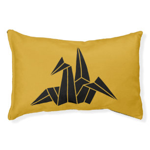 Origami crane pet bed