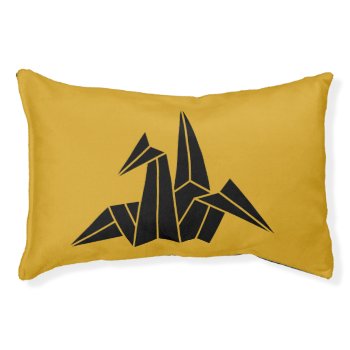 Origami Crane Pet Bed by garian at Zazzle