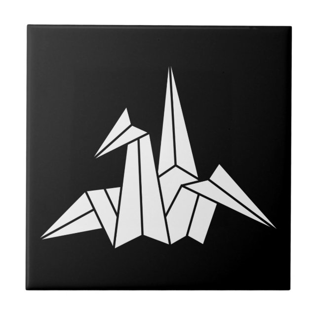 Origami crane tile (Front)