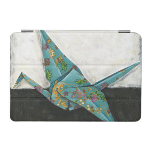 Origami Crane with Floral Designs iPad Mini Cover