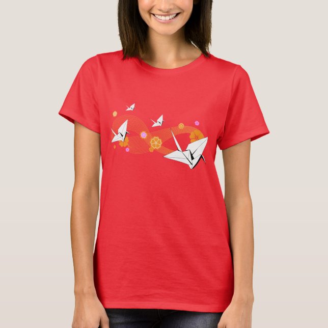 Origami Cranes T-Shirt (Front)