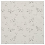 Origami Donkey on Linen color Fabric