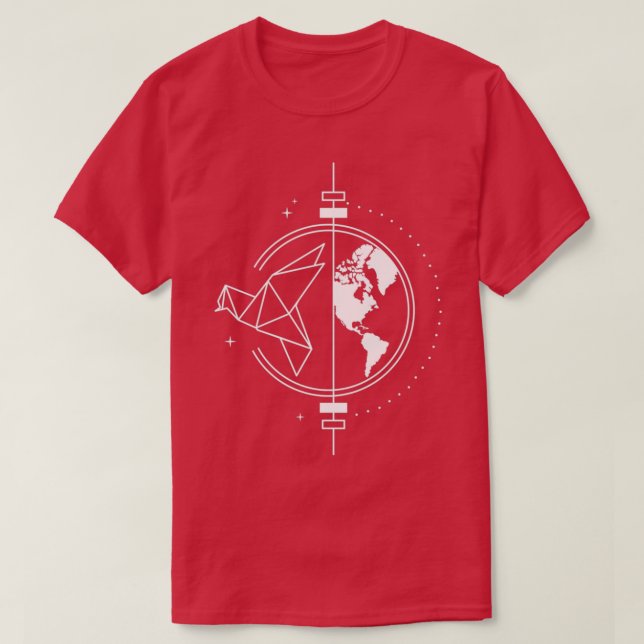 Origami Earth 1 T-Shirt (Design Front)