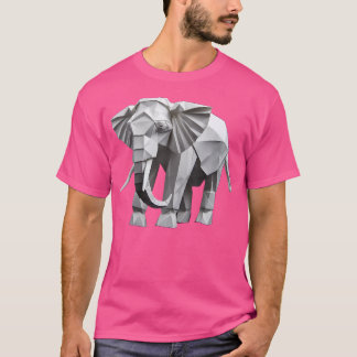 Origami Elephant  Cute Japanese Tee Design  Paper 