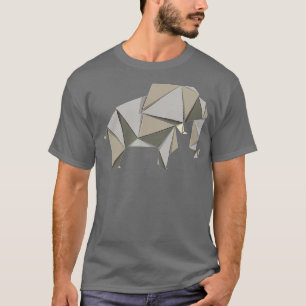 Origami Elephant  T-Shirt