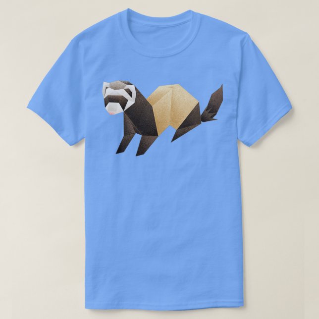 Origami Ferret T-Shirt (Design Front)