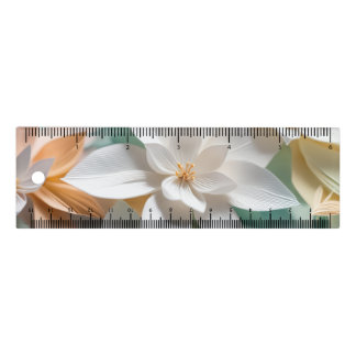 Origami flowers ruler