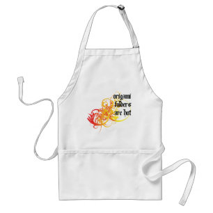 Origami Folders Are Hot Adult Apron