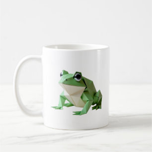 Origami Frog Coffee Mug