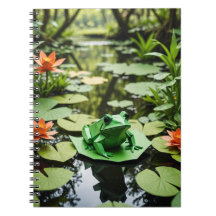 Origami Frog spiral