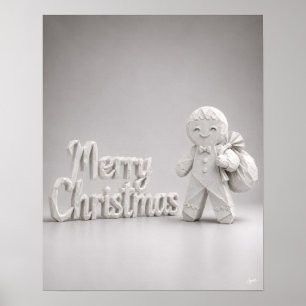 Origami Gingerbread Merry Christmas Sign