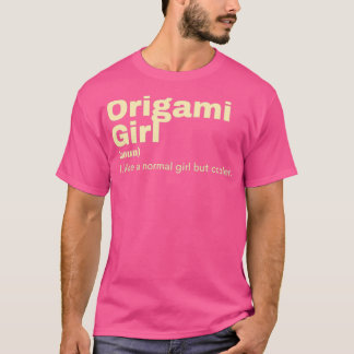 Origami Girl Origami 3 T-Shirt