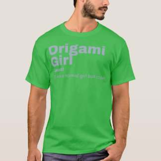 Origami Girl Origami T-Shirt