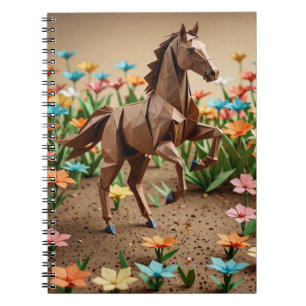 Origami Horse Back To School Notebook