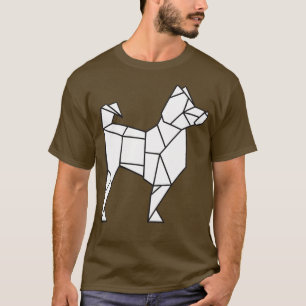 Origami Husky Origami Dog Japanese paper art T-Shirt