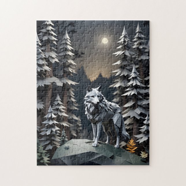 Origami Jigsaw Puzzle (Vertical)