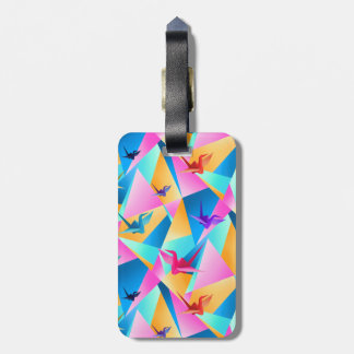 Origami Kaleidoscope Luggage Tag